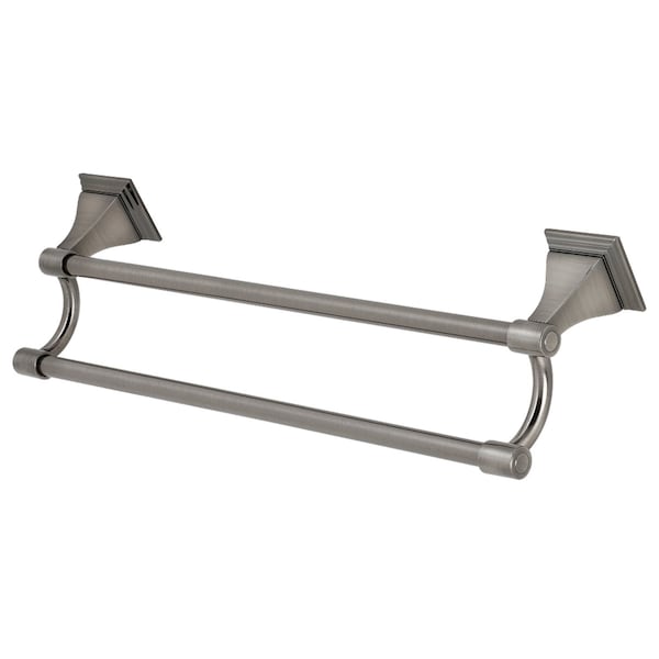 BAH612318BS Monarch 18" Dual Towel Bar, Black Stainless